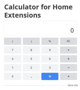 extension cost calculator