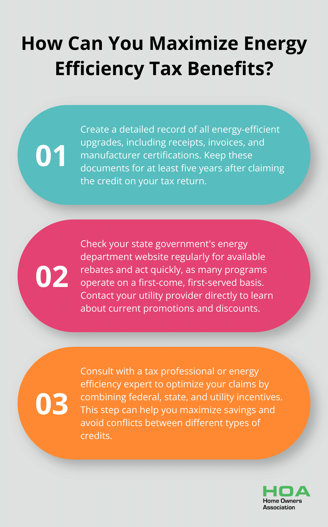 Infographic: How Can You Maximize Energy Efficiency Tax Benefits? - credits for energy efficient home improvements