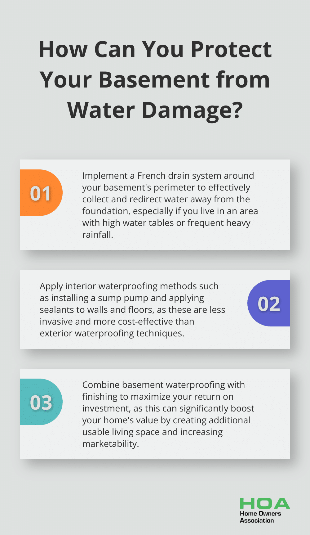 Infographic: How Can You Protect Your Basement from Water Damage? - does waterproofing your basement increase home value