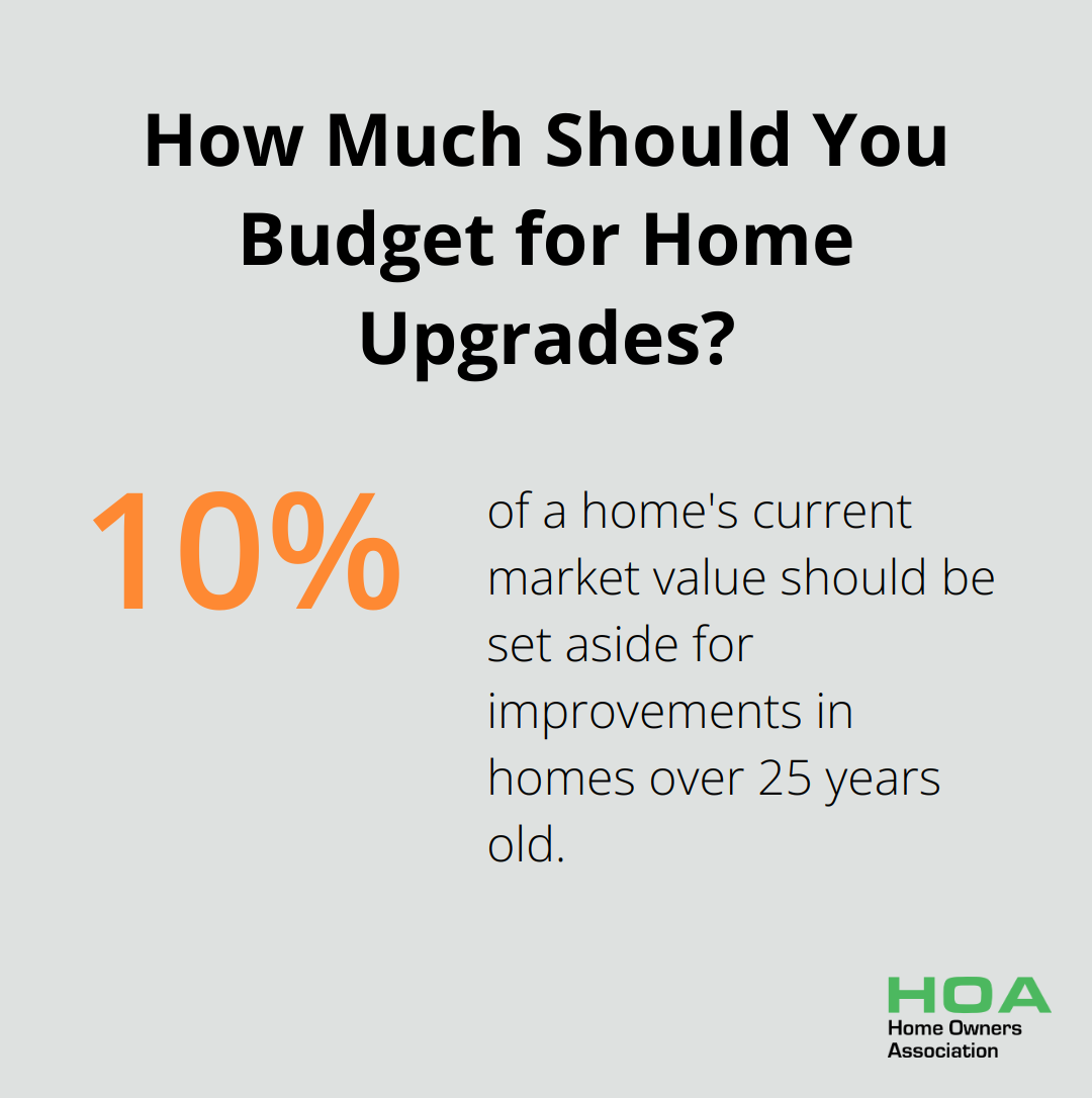 Infographic: How Much Should You Budget for Home Upgrades? - how much to save for home repairs and maintenance