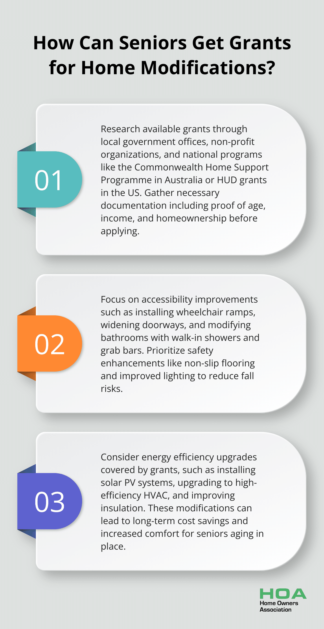 Infographic: How Can Seniors Get Grants for Home Modifications?