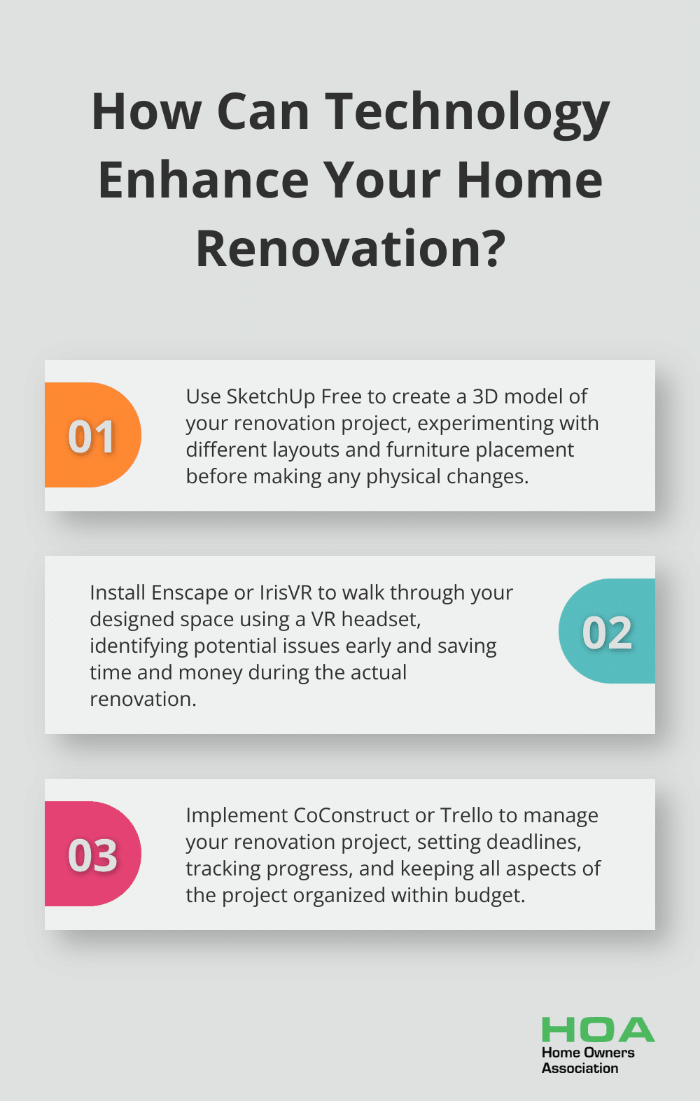 Infographic: How Can Technology Enhance Your Home Renovation? - home renovation software